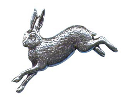Bisley Pewter Pin - Hare